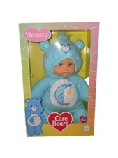 Nenuco Care Bears Doll Blue Sleepy Sweet Dreams Bedtime Bear Plush Baby Doll