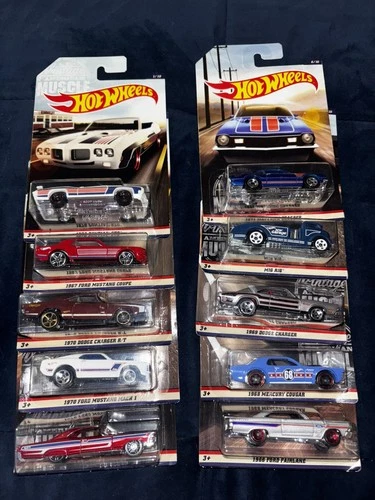 Hot Wheels 2016 Vintage America Muscle set of 10