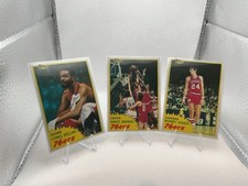 Topps Dawkins/Bobby Jones/Hollins 76ers 1979 3 Card Lot Vintage
