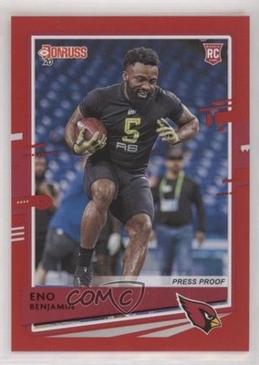 2020 Panini Donruss Rookie Press Proof Red Eno Benjamin #251 Rookie RC 02uk
