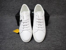 NEW Valentino Petra Italian Leather Platform Sneaker White Women's 8 SS75