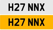H27 NNX HANNA HANNAH HANS HAN HNA HANNAHS PRIVATE REGISTRATION CAR NUMBER PLATE