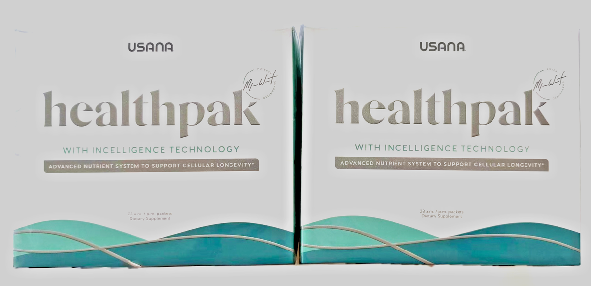 Usana HealthPak 100 (2025 latest upgraded version) 2 packs EXP 06