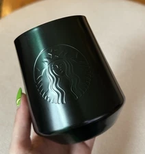 Starbucks Perfect Pour Latte Mug Green Stainless Steel Vacuum Insulated 12 oz