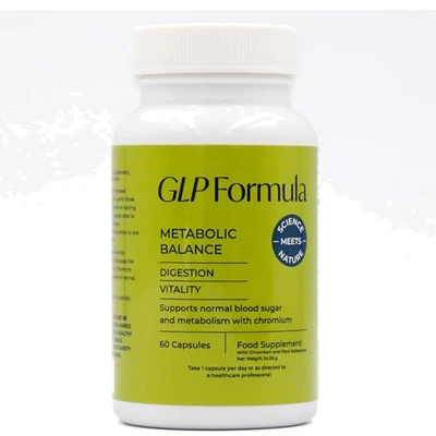 GLP Pflanzenkomplex mit Chrom – & Glutenfrei – 60 Kapseln für Energie