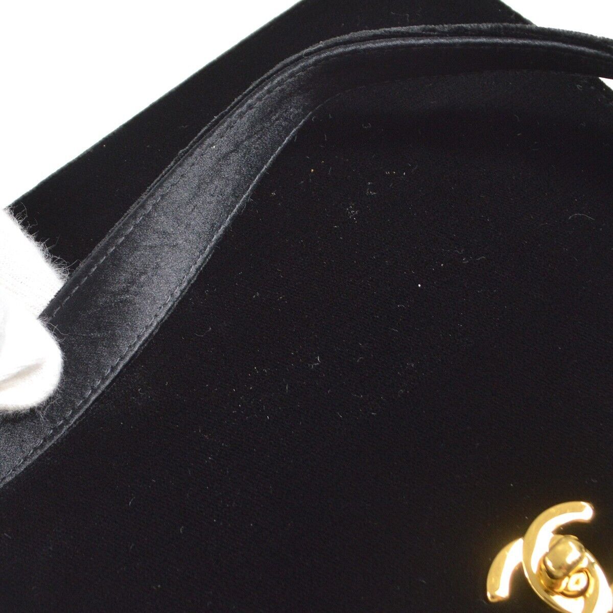 Chanel lined Flap Black Cotton ref.967913 - Joli Closet