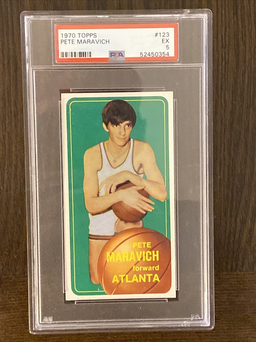 1970 Topps Basketball Card #123 “Pistol” Pete Maravich Rookie