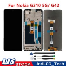 US For Nokia G310 TA-1573 G42 TA-1581 LCD Touch Screen Digitizer Replace Frame