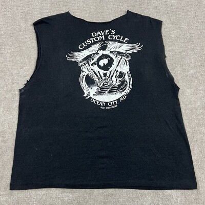 Vintage 80s 3D Emblem Helmet Laws Suck T Shirt Mens Large Just 