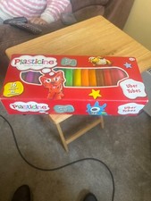 Image of Plasticine Uber Tubes Modelling Clay - 16 Different Colours Included, Never Drie