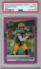 JORDAN LOVE 2020 DONRUSS OPTIC PINK HOLO PRIZM RC #154 PSA 10 GEM MINT *PACKERS*