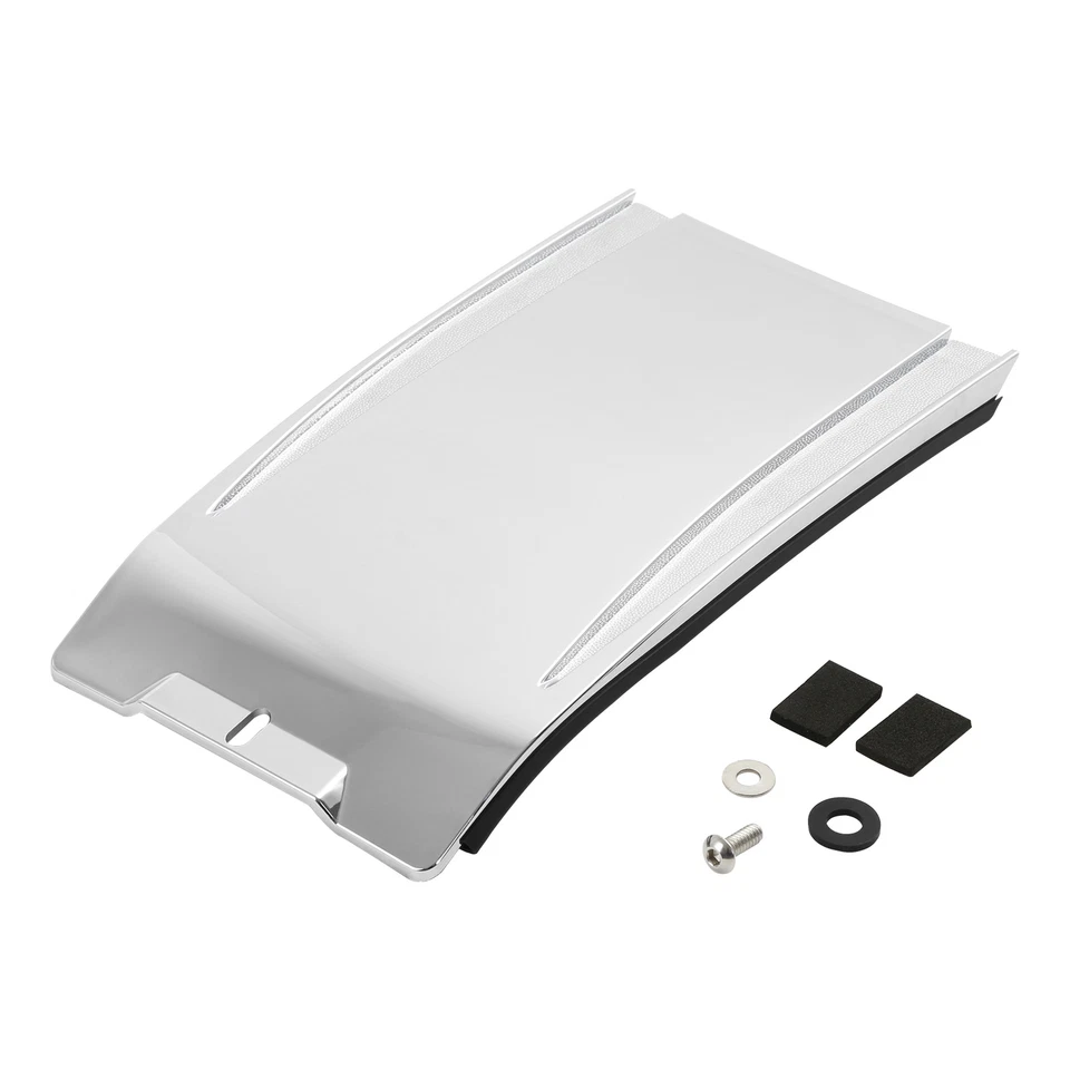 Chrome Lower Dash Extension Panel For Harley Softail Fatboy Deluxe FLSTN 2000-17 - Image 2 of 4