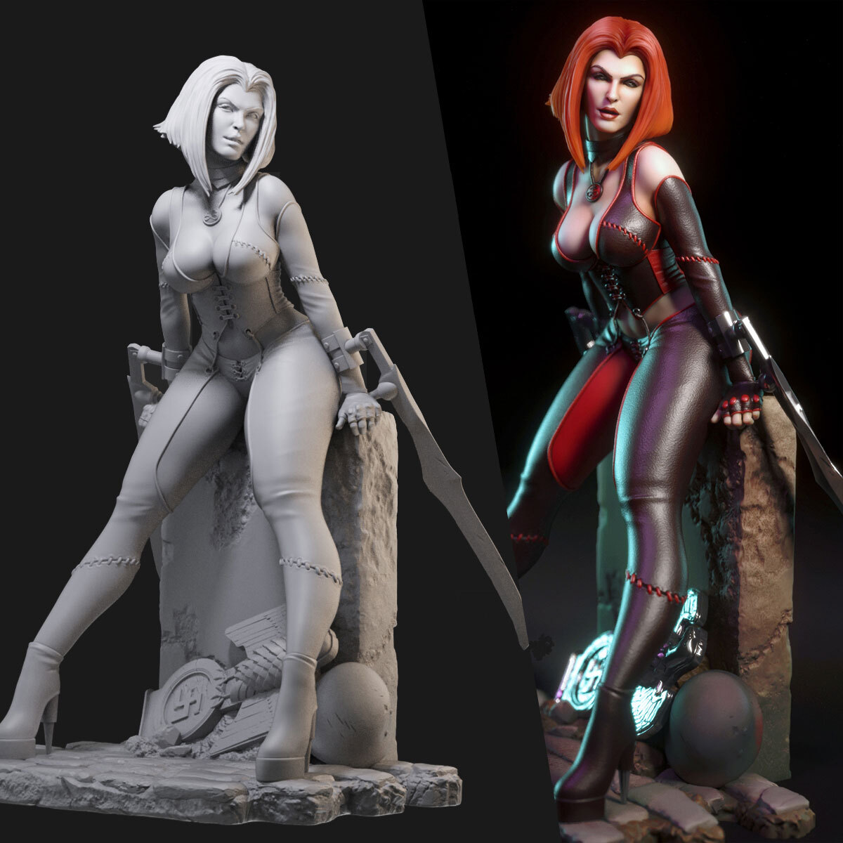 BloodRayne NFSW - STL 3D print files