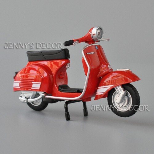 1:18 Scale Diecast Motorcycle Model Toy 1976 Vespa 200 Rally Miniature Replica - Picture 2 of 5