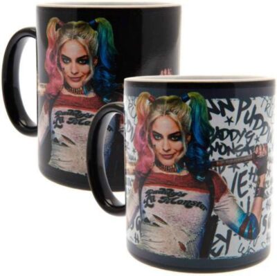 HARLEY QUINN DADDYS LIL MONSTER WÄRMEWECHSEL KAFFEETASSE TASSE NEU IN GESCHENKBOX ABY