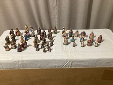 lotto pastori pastorelli presepe San Giuseppe Maria Madonna pasta e cartapesta