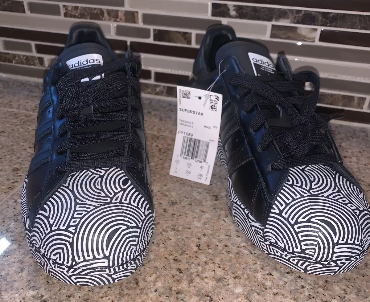 Adidas originals blue superstar 80s wrinkled store leather sneakers