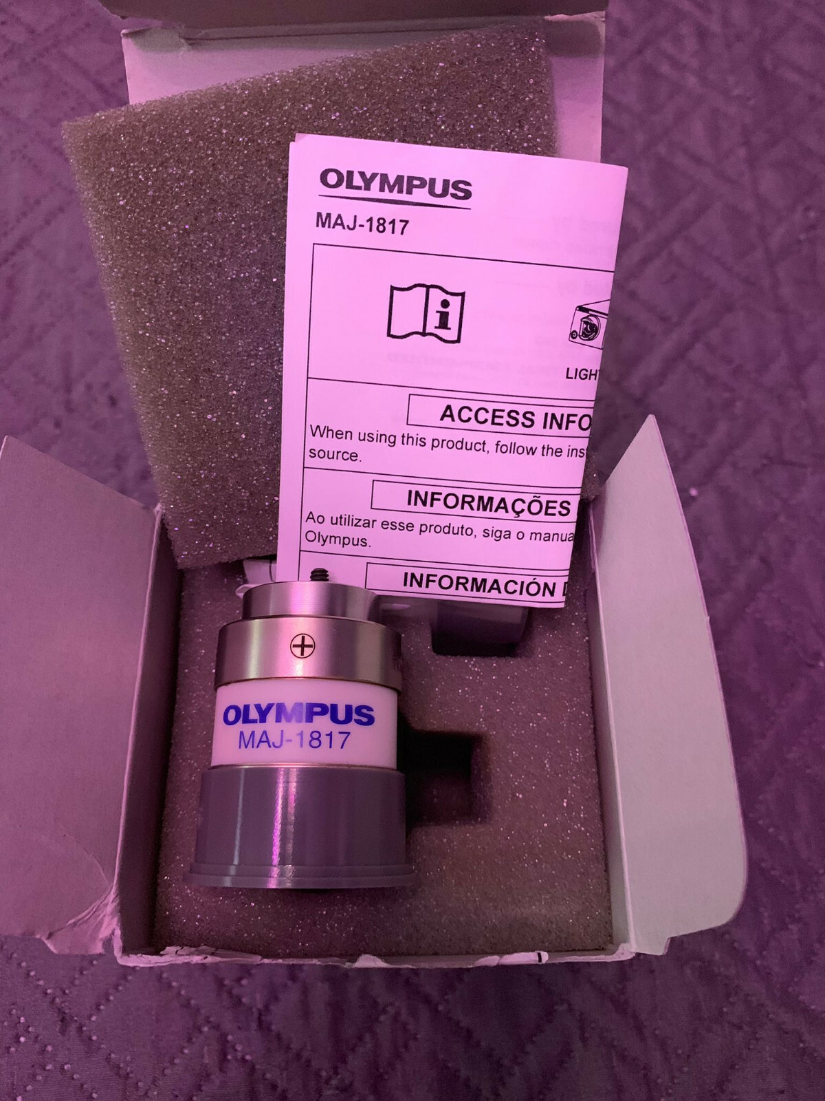 OLYMPUS MAJ1817 LAMPADA ORIGINALE XENON 300 W NUOVA 500 ORE DI