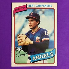 1980 Topps Baseball Set Break Card # 505 Bert Campaneris   NM/MT