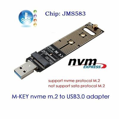 ASHATA M.2 NVME SSD to USB Adapter Board Hard Disk Converter Board SSD  Adapter Card for Computer