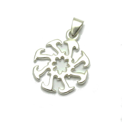 Plain Genuine Stylish Sterling Silver Pendant Hallmarked Solid 925 Handmade