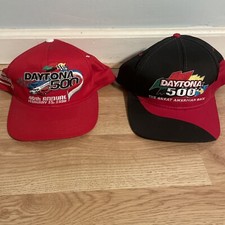 Vintage Daytona 500 The Great American Race 2/14/1999 Snapback Hat NASCAR 2 Hats