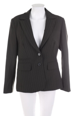 Laura Scott Blazer With Revers Collar Pinstripes D 20 = D 40 anthracite