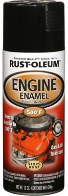 RUST-OLEUM AUTOMOTIVE 6-Pack Gloss Black Automative Engine Enamel Spray Paint High Temperature Heat