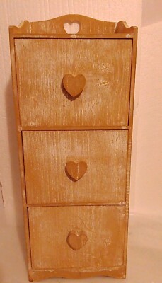 SHABBY CHIC KLEINER UNTERSCHRANK MIT DREI SCHUBLADEN BRANDNEU