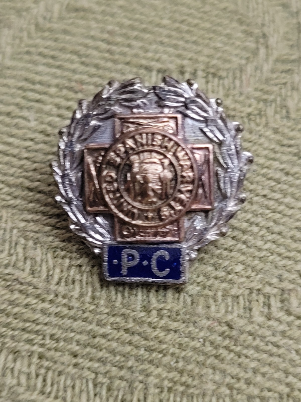 U.S. Spanish American War Veterans Past Commander Screw Back Lapel Pin