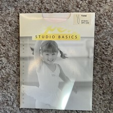 Capezio Studio Basics Footed Tight Girls Pink - 3 Pairs