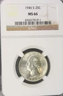 1946 S NGC MS66 Washington Quarter!! #E3352