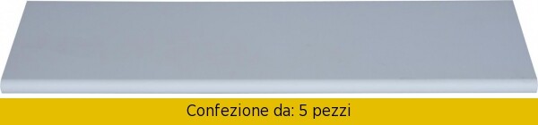 Set 5 Mensole Bianche 60x20 Decorlegno Amica | Ideale Cameretta