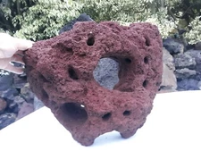 X large Fish tank aquarium cave den labyrinth swim holey rock stone pet supplies