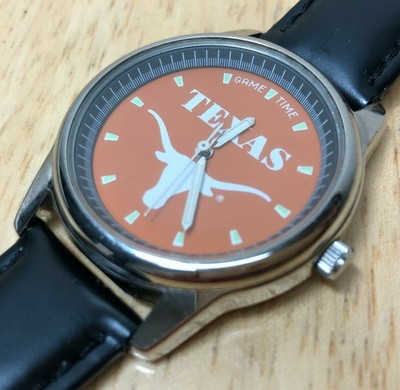 Game Time University Of Texas Longhorn Men Analog Quartz Watch Hours New Battery Ebay