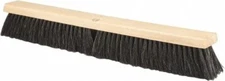 PRO-SOURCE 24" Wide Horsehair Push Broom 3" Bristle Length, Handle Not Incl