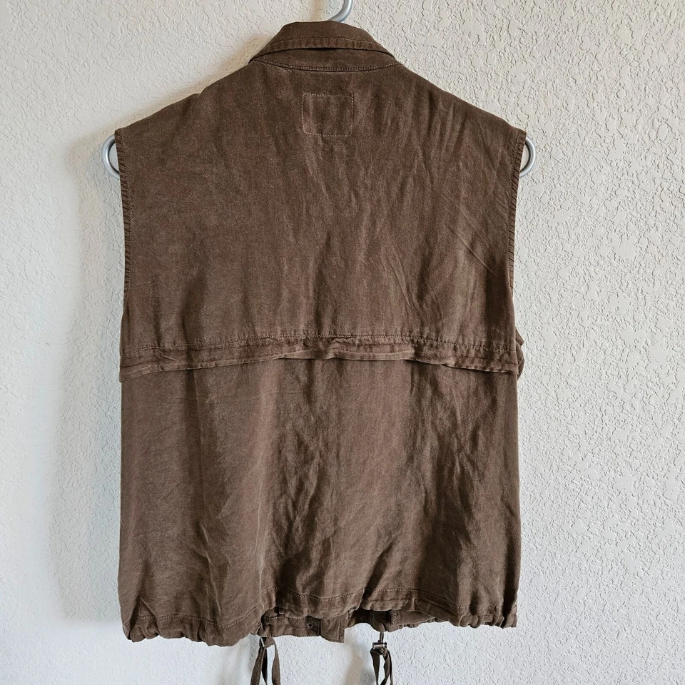 KUT From The Kloth Woman Size L Outdoor Vest Hiking Military Pockets Casual - Image 2 of 4