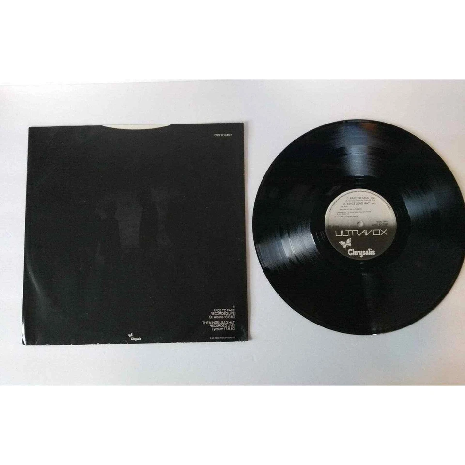 Ultravox ‎Passing Strangers Vinyl EP 12" Record Synth-Pop New Wave 1980 UK EX Foto 3 de 3