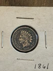 1861 Indian Head Cent - Scarce  Semi-key  Better Date