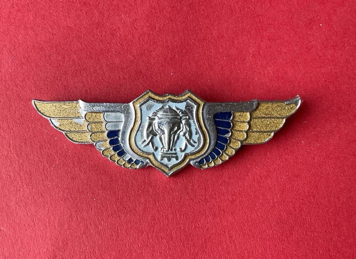 Broche PIN aviation Wings crew British Airways Air Liberté DOREE insigne badge