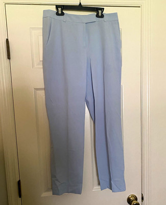 The Limited Women s Slim Fit Ankle Pants Blue SZ 6