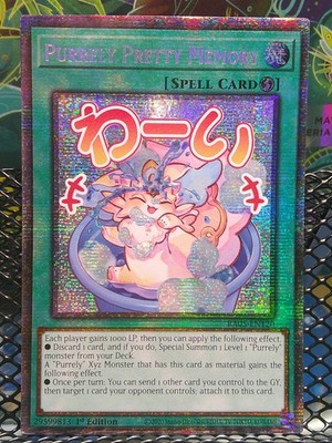 Purrely Prertty Memory RA05-EN120 Starlight Rare 1st Edition NM Yu-Gi-Oh! TCG 