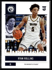 Ryan Rollins 2022 Panini Chronicles Draft Picks #24 Toledo Rockets