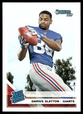 2019 Donruss #338 Darius Slayton Rookie RC New York Giants football card. rookie card picture