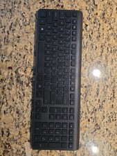 Wireless computer keyboard manufactured by Hewlett-Packard HP , with matches...