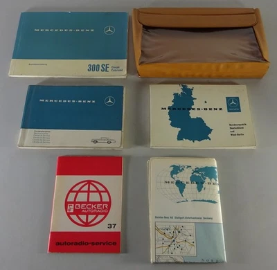 Manual de Instrucciones + Mercedes Benz W112 300 Se Cabrio + Coupé '12/1965 - Imagen 1 de 4