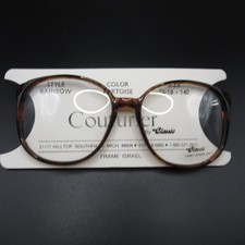 Couturier by Classic Rainbow Tortoise Eyeglass Frames 56-18-140 Israel Vintage