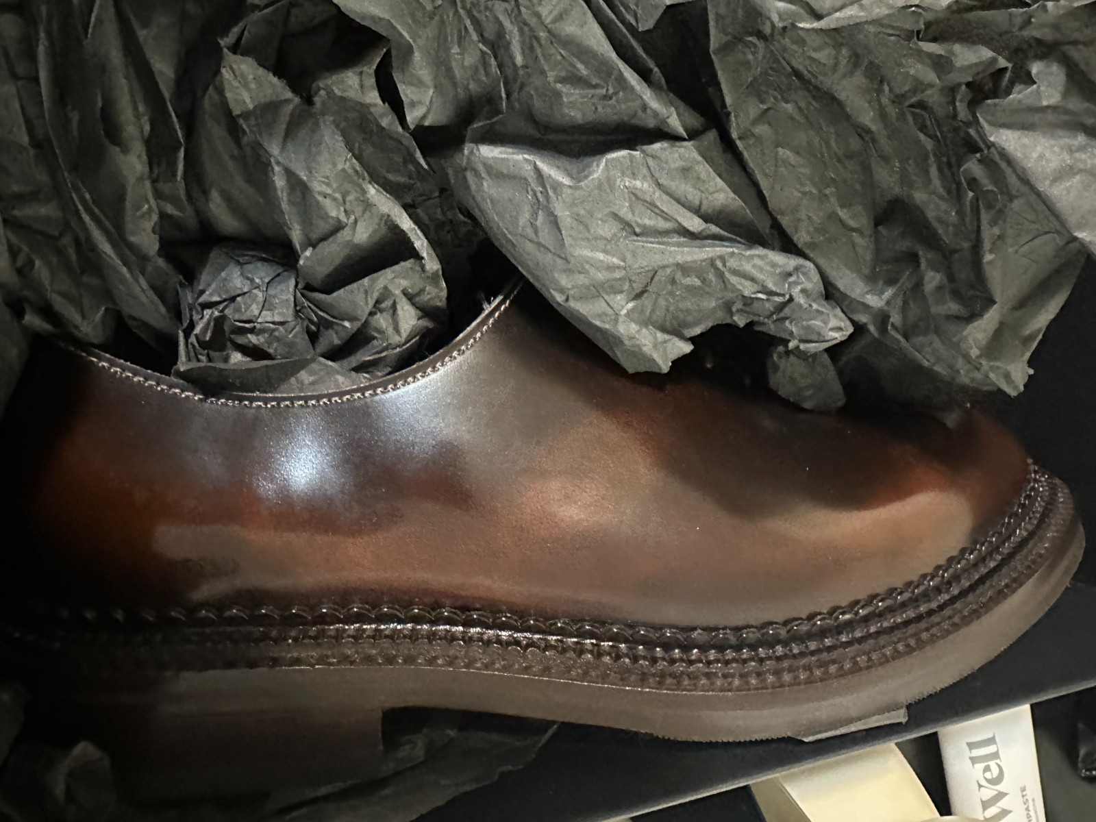 Brand New GRENSON Triple Welt Whole cut Michael DK Brown US Size 10.5 / UK 9.5 image 8