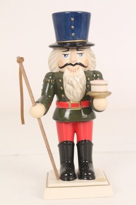 Weihnachts-Kutscher Goebel Kerzenhalter Kerzenleuchter Porzellan Pottery 1.Wahl