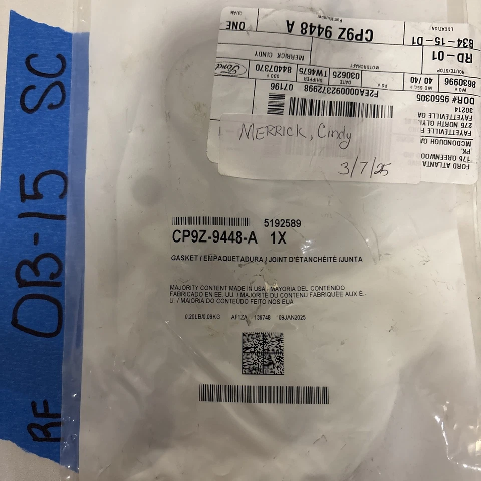 Junta de colector de escape original Ford CP9Z-9448-A para Focus 2,0 L 2012-2018 Foto 2 de 4